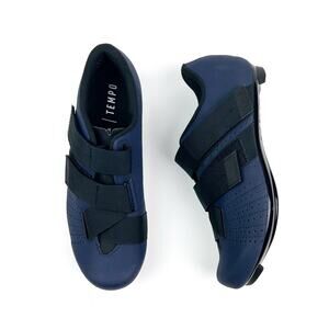 Fizik Road Cycling Shoe Tempo Powerstrap R5 Navy Black Bike 3 bolt Size‎ 39.5